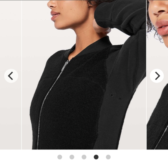 Lululemon Stand Out Sherpa black wool cotton jacket - Picture 15 of 15